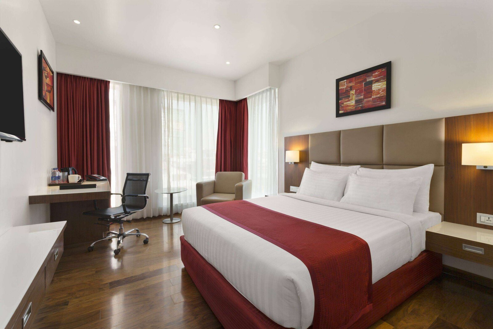 Queen room at Ramada Encore Bangalore Domlur